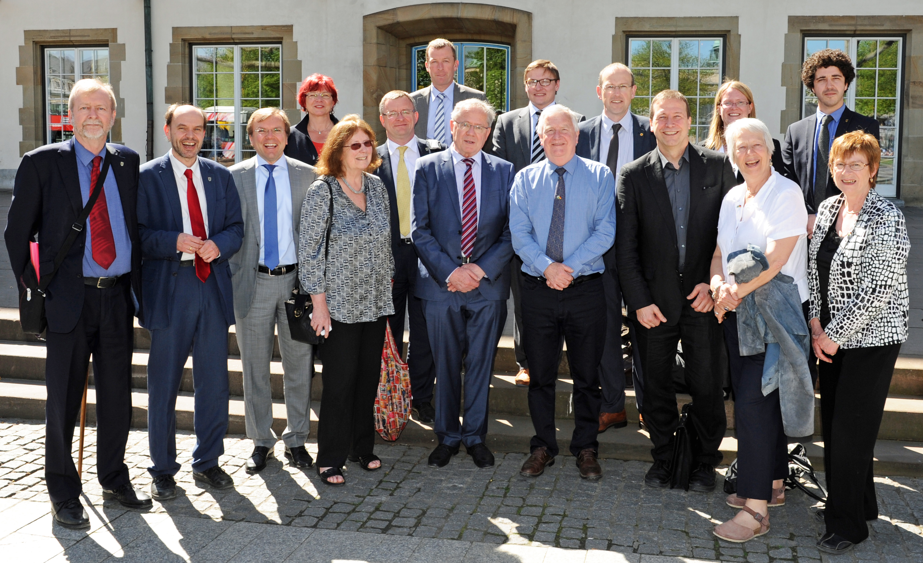 The Environment and Sustainability Committee meeting members of the Committee on the Environment, Climate and Energy in Stuttgart