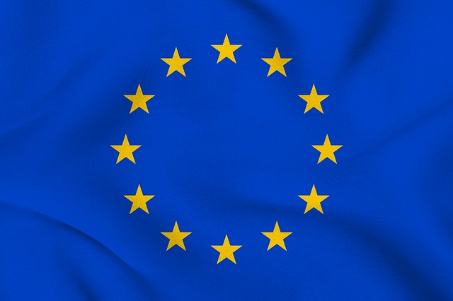 This is a picture of the EU flag.