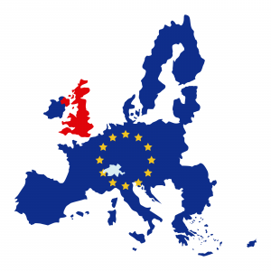 Isolated Brexit Map Design